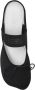 MM6 Maison Margiela Slides met bedrukt logo Black Dames - Thumbnail 6