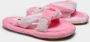 MM6 Maison Margiela Slippers in roze Terry -doek Roze Dames - Thumbnail 2