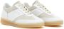 MM6 Maison Margiela Grained Calfskin Court Sneakers Wit Dames - Thumbnail 4