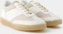 MM6 Maison Margiela Grained Calfskin Court Sneakers Wit Dames - Thumbnail 6