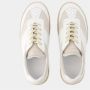 MM6 Maison Margiela Replica Leren Sneakers met Contrasterende Suède Inzetstukken White Dames - Thumbnail 11