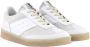 MM6 Maison Margiela Geperforeerde leren sneakers White Dames - Thumbnail 10