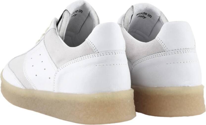 MM6 Maison Margiela Vintage Leren Sneakers Wit Dames