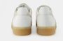 MM6 Maison Margiela Replica Leren Sneakers met Contrasterende Suède Inzetstukken White Dames - Thumbnail 3