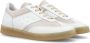 MM6 Maison Margiela Witte Leren Sneakers met Beige Patches Wit Heren - Thumbnail 7