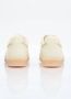 MM6 Maison Margiela Beige Witte Leren Sneakers Amandelvormige Neus Beige Dames - Thumbnail 11