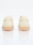 MM6 Maison Margiela Beige Witte Leren Sneakers Amandelvormige Neus Beige Dames - Thumbnail 10