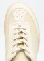 MM6 Maison Margiela Beige Witte Leren Sneakers Amandelvormige Neus Beige Dames - Thumbnail 11