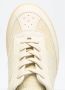 MM6 Maison Margiela Beige Witte Leren Sneakers Amandelvormige Neus Beige Dames - Thumbnail 12