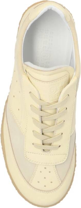 MM6 Maison Margiela Low-Top Sneakers Beige Dames
