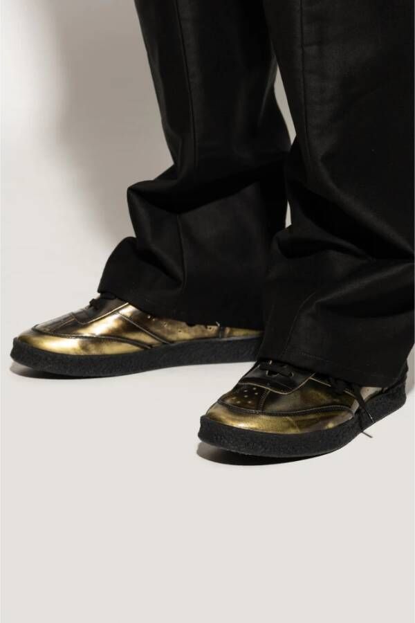 MM6 Maison Margiela 6 Court Low-top Sneakers Black Heren