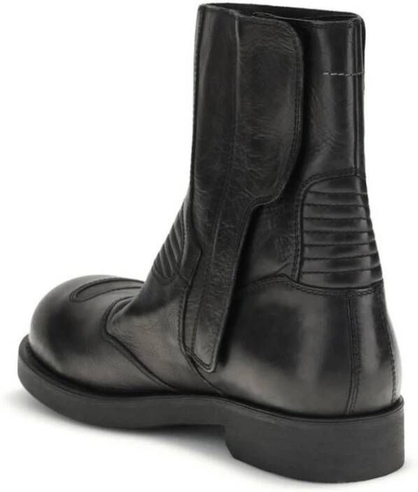 MM6 Maison Margiela Stijlvolle Enkellaarsjes met Ritssluiting