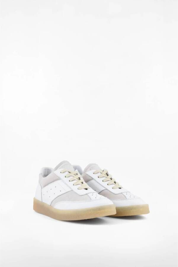 MM6 Maison Margiela Stijlvolle Sneakers met 100% PBV White Dames