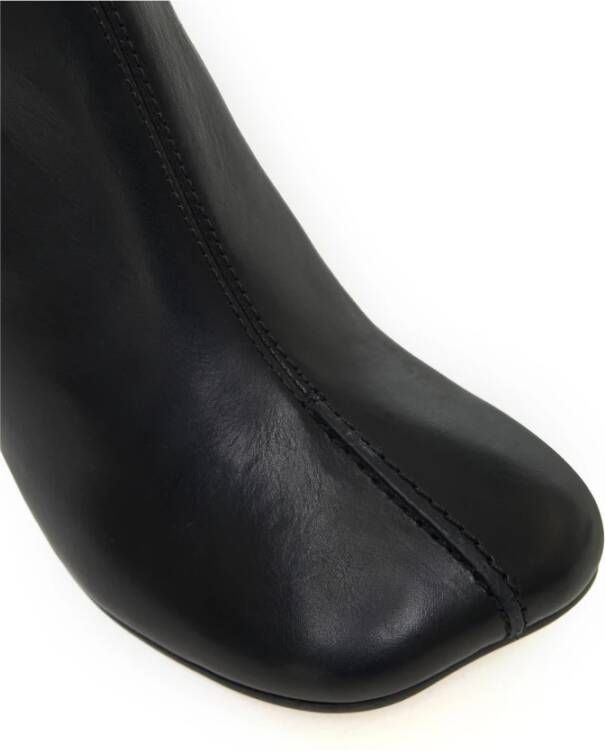 MM6 Maison Margiela Stitch-out Lederen Enkellaarsjes