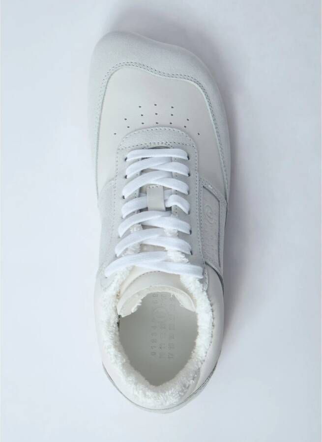 MM6 Maison Margiela Suède Leren Lage Sneakers
