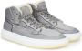 MM6 Maison Margiela Grijze High-Top Bont Sneakers Gray Heren - Thumbnail 2