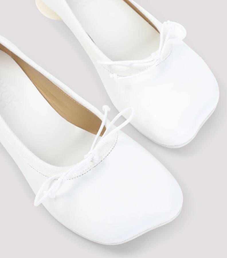 MM6 Maison Margiela Witte Ballerina`s White Dames