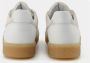 MM6 Maison Margiela Witte Leren Sneakers met Beige Patches Wit - Thumbnail 15