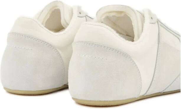 MM6 Maison Margiela Witte Veterschoenen met Handtekening Motief