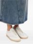 MM6 Maison Margiela Witte Vetersneakers met Merkhiel White Dames - Thumbnail 6