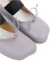MM6 Maison Margiela Zilveren Anatomische Ballerina Platte Schoenen - Thumbnail 2
