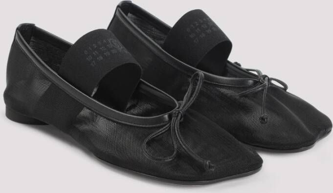 MM6 Maison Margiela Zwarte Ballerina's voor Vrouwen