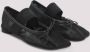 MM6 Maison Margiela Zwarte Ballerina's voor Vrouwen - Thumbnail 2
