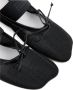 MM6 Maison Margiela Zwarte Elastische Platte Zoolschoenen - Thumbnail 2