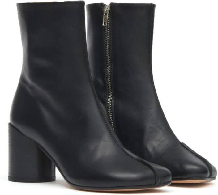MM6 Maison Margiela Hakken Enkellaarzen Black Dames