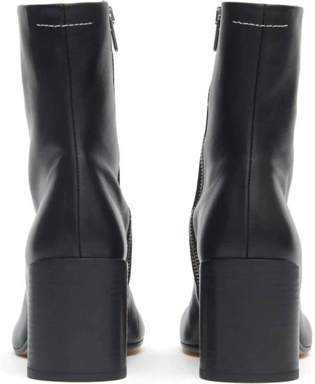 MM6 Maison Margiela Hakken Enkellaarzen Black Dames