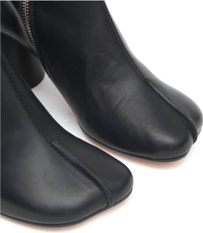 MM6 Maison Margiela Hakken Enkellaarzen Black Dames