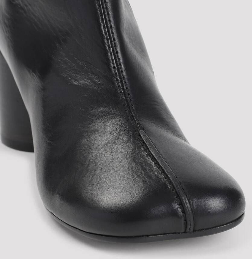 MM6 Maison Margiela Zwarte enkellaarsjes