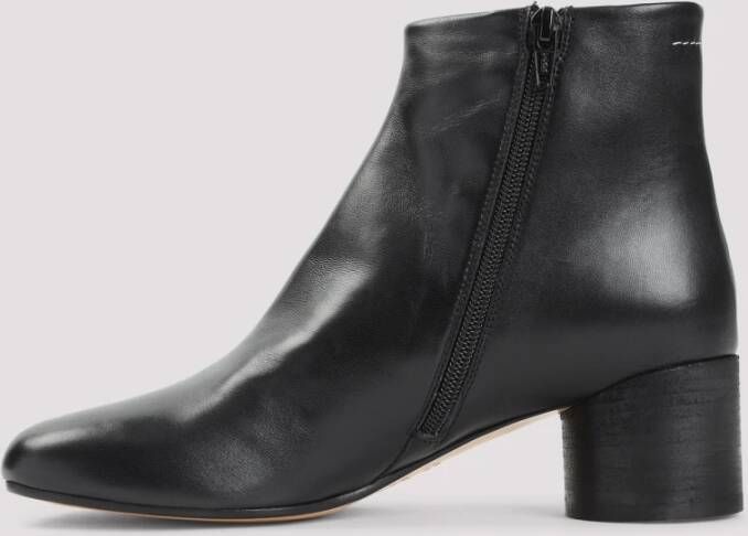 MM6 Maison Margiela Zwarte enkellaarsjes Black Dames