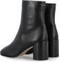 MM6 Maison Margiela Zwarte Gesloten Enkellaars Aw25 - Thumbnail 2