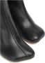 MM6 Maison Margiela Zwarte Leren Anatomische Laarzen met Hak Black Dames - Thumbnail 5