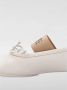 MM6 Maison Margiela Zwarte leren ballerina`s met strik - Thumbnail 2