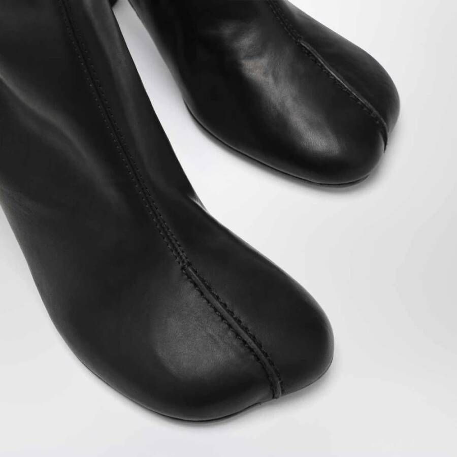 MM6 Maison Margiela Zwarte Leren Laarzen