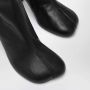 MM6 Maison Margiela Zwarte Leren Laarzen - Thumbnail 2