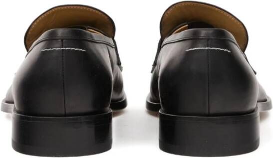 MM6 Maison Margiela Zwarte Leren Sandalen voor Mannen