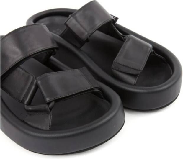 MM6 Maison Margiela Zwarte Sandaal Stijlvol Ontwerp Black Unisex