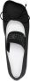 MM6 Maison Margiela Zwarte Satijnen Balletschoenen Ronde neus Strik Black Dames - Thumbnail 3