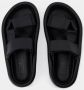 MM6 Maison Margiela Zwarte Synthetische Sandalen Amandel Teen Black Heren - Thumbnail 4