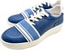 MOA Master OF Arts Blauwe Action Leren Sneakers Md21 M10C Blue Heren - Thumbnail 3