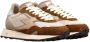 MOA Master OF Arts Bruine Suède Sneakers met Roze Logo Brown Dames - Thumbnail 2