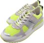 MOA Master OF Arts Futura Leer Wit Geel Sneakers Multicolor Dames - Thumbnail 3