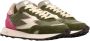 MOA Master OF Arts Groene Suède Sneakers met Wit Logo Multicolor Dames - Thumbnail 2