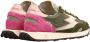 MOA Master OF Arts Groene Suède Sneakers met Wit Logo Multicolor Dames - Thumbnail 3