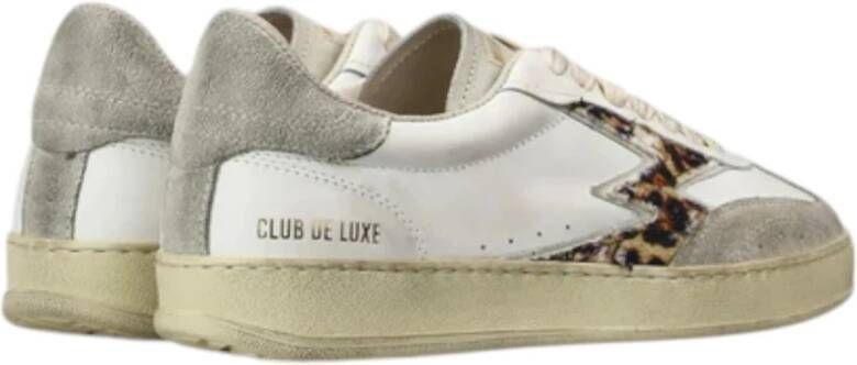 MOA Master OF Arts Luipaardprint Witte Sneakers