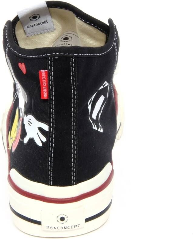 MOA Master OF Arts Mickey Mouse Zwarte Bedrukte Schoen