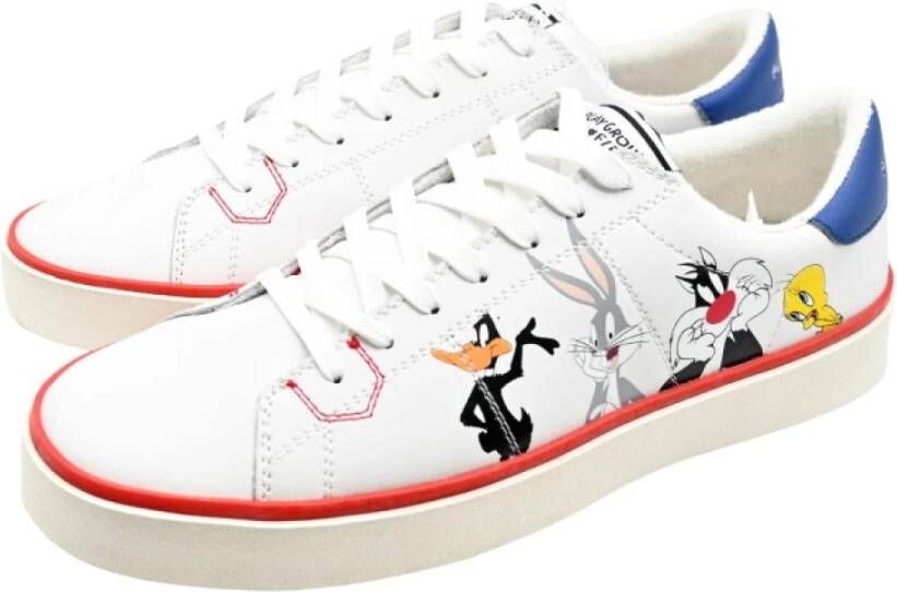 MOA Master OF Arts Witte Looney Tunes Sneakers Multicolor Dames